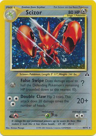 Scizor - 10/75 [Neo Discovery] - Unlimited Holofoil
