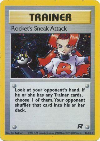 Rocket's Sneak Attack - 16/82 [Team Rocket] - Unlimited Holofoil