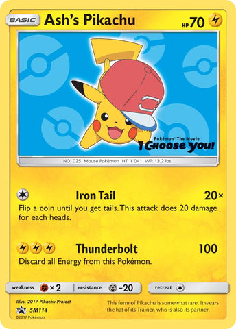 CGC 8.5 Ash's Pikachu (SM114) [XY: Black Star Promo]