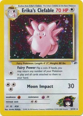 Erika's Clefable - 3/132 [Gym Heroes] - Unlimited Holofoil