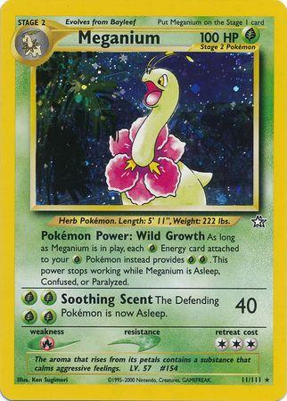 Meganium - 11/111 [Neo Genesis] - Unlimited Holofoil