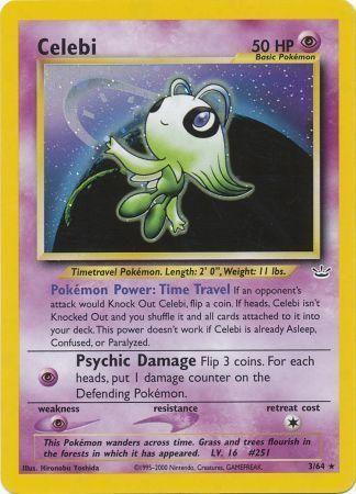 Celebi - 3/64 [Neo Revelation] - Unlimited Holofoil