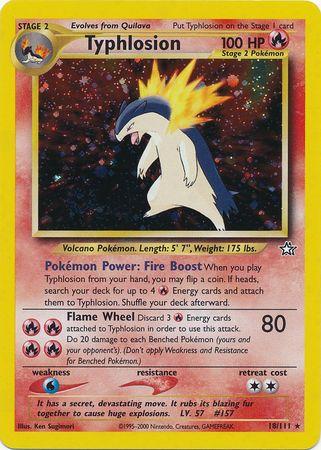 Typhlosion - 18/111 [Neo Genesis] - Unlimited Holofoil