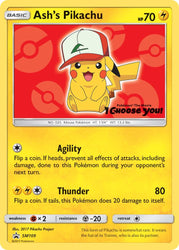 CGC 8.5 Ash's Pikachu (SM109) [Sun & Moon: Black Star Promo]