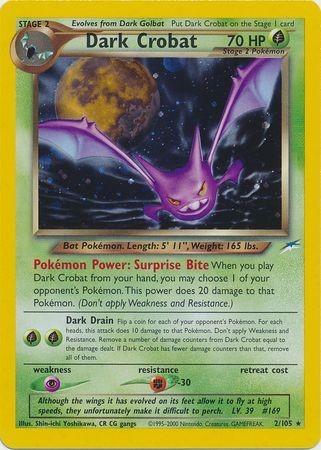 Dark Crobat - 2/105 [Neo Destiny] - Unlimited Holofoil