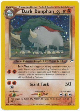 Dark Donphan - 3/105 [Neo Destiny] - Unlimited Holofoil