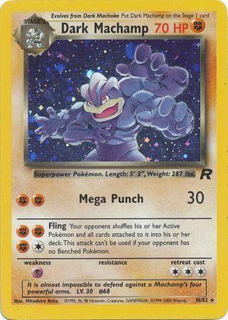 Dark Machamp - 10/82 [Team Rocket] - Unlimited Holofoil