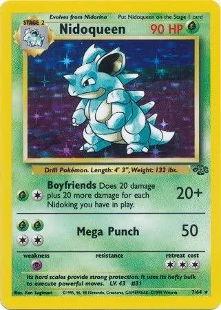 Nidoqueen - 7/64 [Jungle] - Unlimited Holofoil