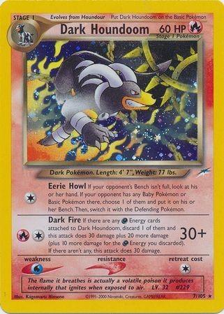Dark Houndoom - 7/105 [Neo Destiny] - Unlimited Holofoil