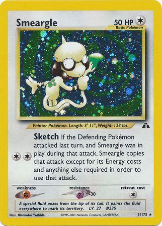 Smeargle - 11/75 [Neo Discovery] - Unlimited Holofoil