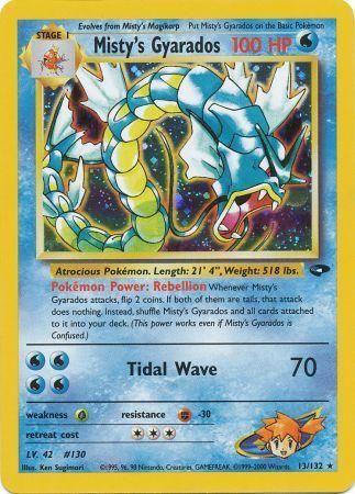 Misty's Gyarados - 13/132 [Gym Challenge] - Unlimited Holofoil