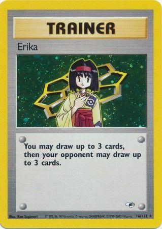 Erika - 16/132 [Gym Heroes] - Unlimited Holofoil