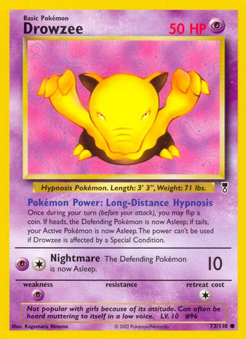 CGC 9 Drowzee (73) [Pokémon Legendary Collection]