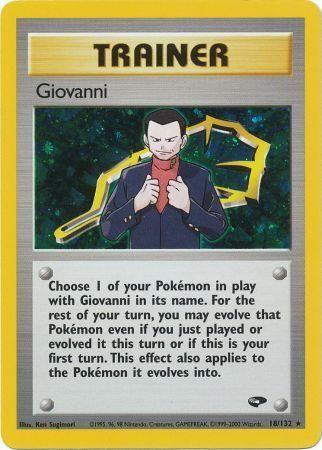 Giovanni - 18/132 [Gym Challenge] - Unlimited Holofoil