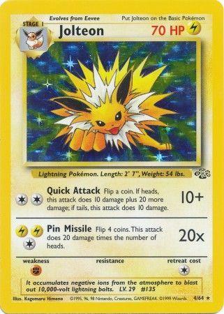 Jolteon - 4/64 [Jungle] - Unlimited Holofoil