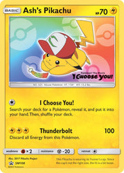 CGC 8 Ash's Pikachu (SM108) [Sun & Moon: Black Star Promos]
