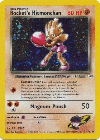 Rocket's Hitmonchan - 11/132 [Gym Heroes] - Unlimited Holofoil