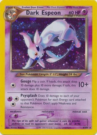 Dark Espeon - 4/105 [Neo Destiny] - Unlimited Holofoil