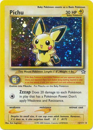 Pichu - 12/111 [Neo Genesis] - Unlimited Holofoil