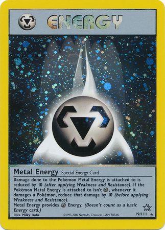 Metal Energy - 19/111 [Neo Genesis] - Unlimited Holofoil