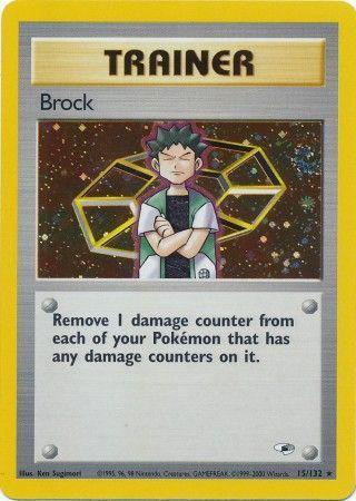 Brock - 15/132 [Gym Heroes] - Unlimited Holofoil