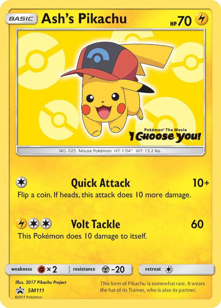 CGC 8.5 Ash's Pikachu (SM111) [Sun & Moon: Black Star Promo]