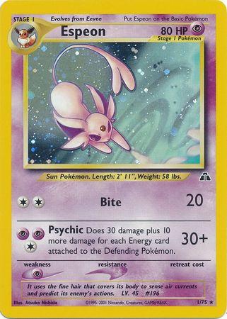 Espeon - 1/75 [Neo Discovery] - Unlimited Holofoil
