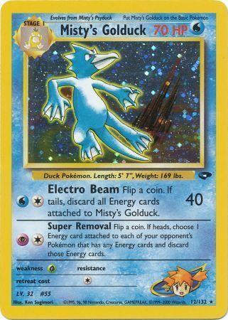 Misty's Golduck - 12/132 [Gym Challenge] - Unlimited Holofoil