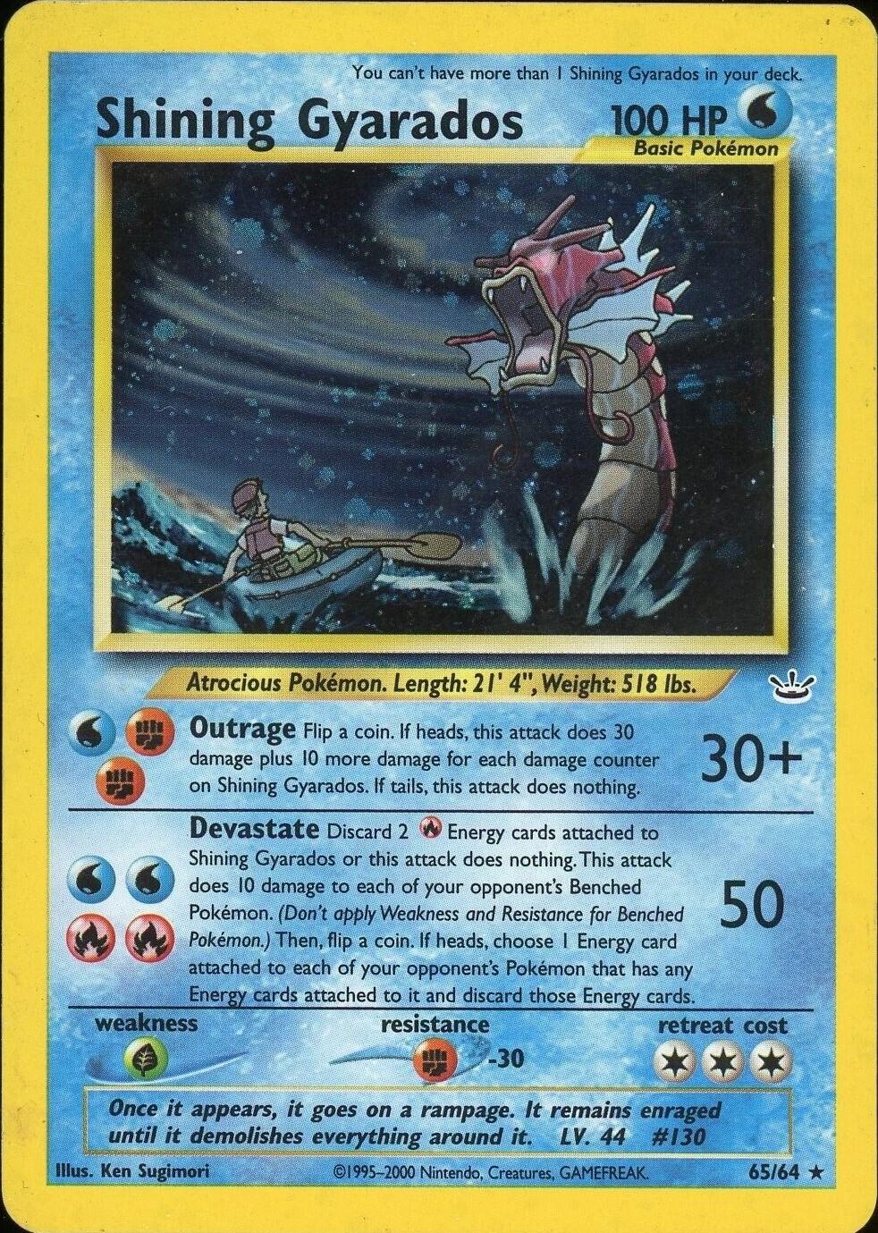 Shining Gyarados - 65/64 [Neo Revelation] - Unlimited Holofoil