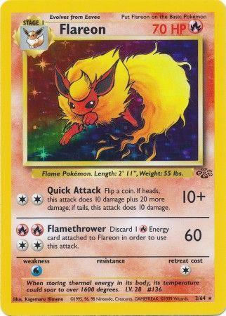 Flareon - 3/64 [Jungle] - Unlimited Holofoil