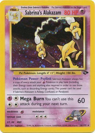 Sabrina's Alakazam - 16/132 [Gym Challenge] - Unlimited Holofoil