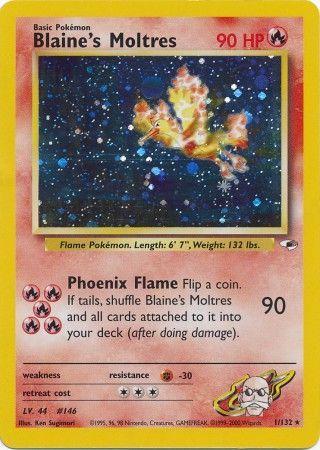 Blaine's Moltres - 1/132 [Gym Heroes] - Unlimited Holofoil