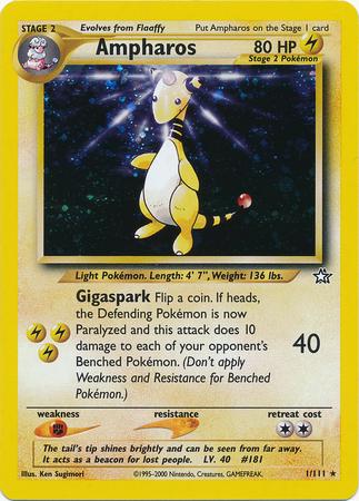 Ampharos - 1/111 [Neo Genesis] - Unlimited Holofoil
