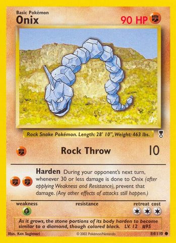 CGC 9 Onix (84) [Pokémon Legendary Collection]