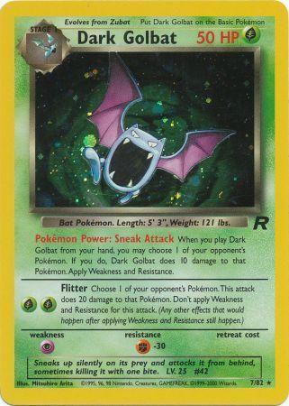 Dark Golbat - 7/82 [Team Rocket] - Unlimited Holofoil