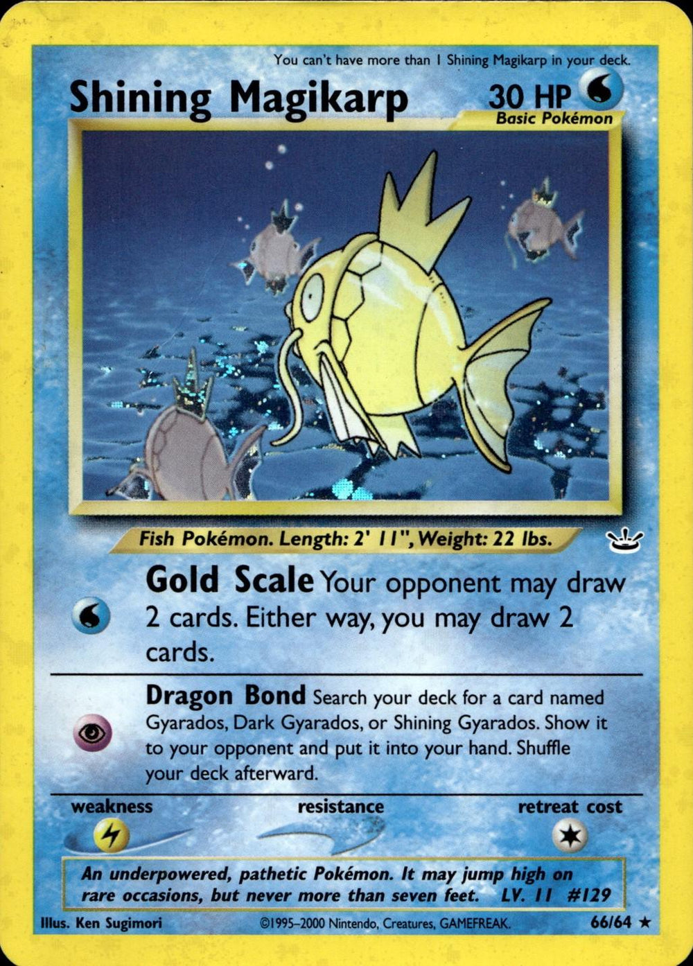 Shining Magikarp - 66/64 [Neo Revelation] - Unlimited Holofoil