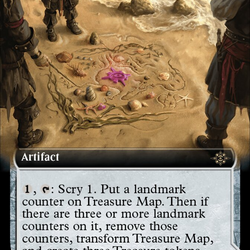 Treasure Map // Treasure Cove (Extended Art) [The Lost Caverns of Ixalan]