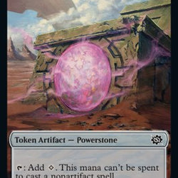 Powerstone // Soldier (009) Double-Sided Token [The Brothers' War Tokens]