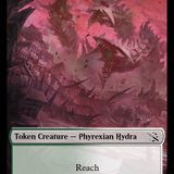 Monk // Phyrexian Hydra (11) Double-Sided Token [March of the Machine Tokens]