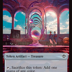 Treasure // Clue Token Double-Sided Token [Secrets of Strixhaven Tokens]