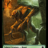 Fish // Beast Double-Sided Token [Doctor Who Tokens]