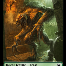 Copy // Beast Double-Sided Token [Doctor Who Tokens]