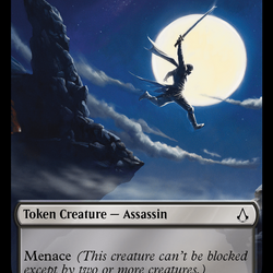 Assassin // Shapeshifter Double-Sided Token [Assassin's Creed Tokens]