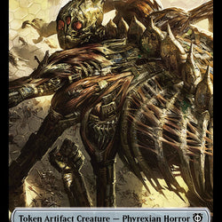 Phyrexian Wurm // Phyrexian Horror Double-Sided Token [Phyrexia: All Will Be One Commander Tokens]