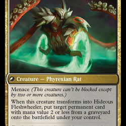 Nezumi Freewheeler // Hideous Fleshwheeler [March of the Machine]