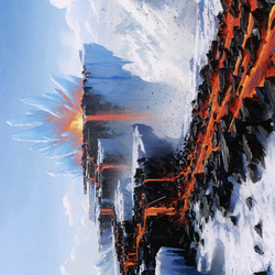 Surtland Frostpyre // Surtland Frostpyre (ASKHM-075) (Borderless) [Art Series: Kaldheim]