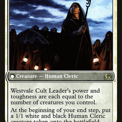 Hanweir Militia Captain // Westvale Cult Leader [Shadows over Innistrad Prerelease Promos]