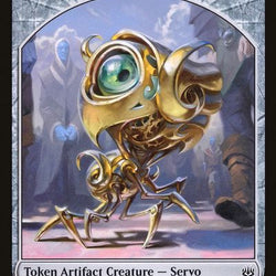 Servo // Wizard Double-Sided Token [Challenger Decks 2020 Tokens]