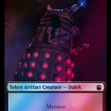Dalek // Treasure (0063) Double-Sided Token (Surge Foil) [Doctor Who Tokens]
