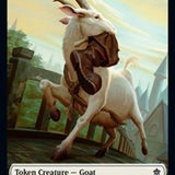Goat // Food (17) Double-Sided Token [Throne of Eldraine Tokens]